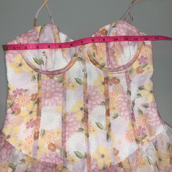 NWOT For Love And Lemons Carrie Floral Dress- Small - Picture 6 of 10